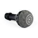 BFI Heavy Weight Shift Knob - Golf Ball - Gray Alcantara (VW/Audi Fitment) - Black Anodized-2