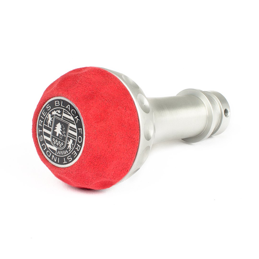 BFI GSB Heavy Weight Shift Knob - Red Alcantara (VW/Audi Fitment)