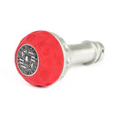 BFI GSB Heavy Weight Shift Knob - Red Alcantara (VW/Audi Fitment)-1