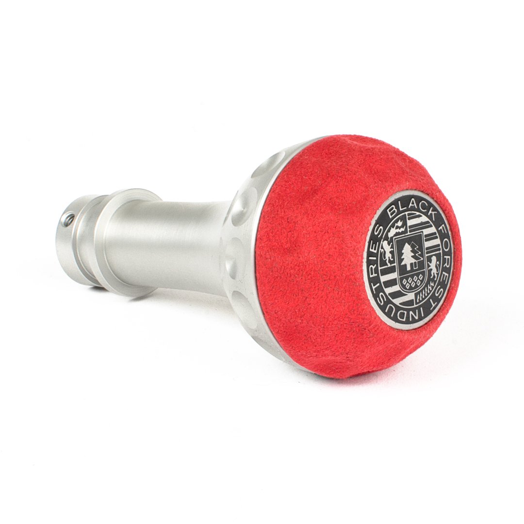 BFI GSB Heavy Weight Shift Knob - Red Alcantara (VW/Audi Fitment) - 0