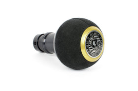 BFI Heavy Weight Shift Knob SCHWARZ - Alcantara - Gold Top (BMW Fitment) - 0