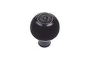 BFI Heavy Weight Shift Knob SCHWARZ - Black Alcantara (Mini Fitment)-2