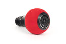 BFI GS2 Heavy Weight Shift Knob - Red Alcantara - Black Anodized (BMW Fitment)-3