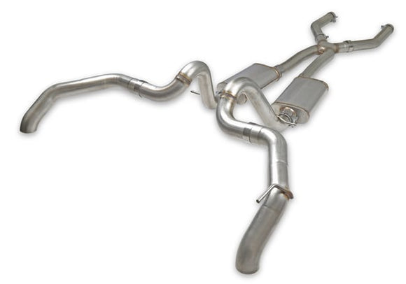 HOOKER BLACKHEART CROSSMEMBER-BACK EXHAUST - STAINLESS STEEL