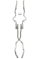 HOOKER BLACKHEART 2.50-INCH 304 STAINLESS STEEL HEMI SWAP EXHAUST SYSTEM - 108-INCH WHEELBASE-1