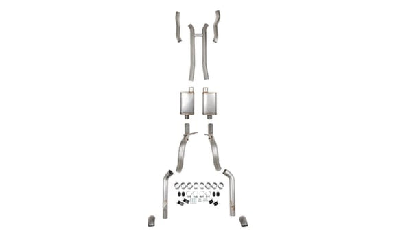 HOOKER BLACKHEART 3.0" 304 STAINLESS STEEL HEMI SWAP EXHAUST SYSTEM