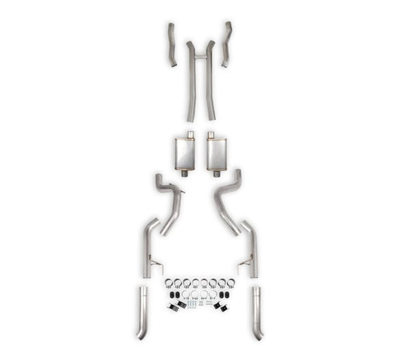 HOOKER BLACKHEART 2.5" 304 STAINLESS STEEL HEMI SWAP EXHAUST SYSTEM