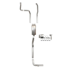 HOOKER BLACKHEART HEADER BACK SWAP EXHAUST SYSTEM - 3.0" SINGLE