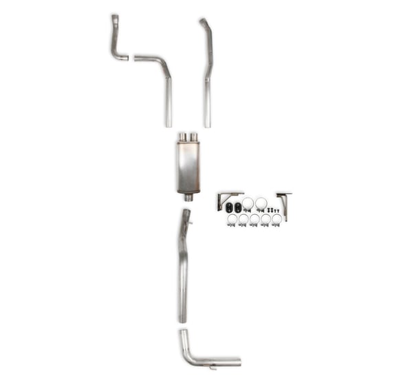HOOKER BLACKHEART HEADER BACK SWAP EXHAUST SYSTEM - 3.0" SINGLE