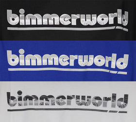Bavarian Camo BimmerWorld Logo T-Shirt  - Blue - Ladies Medium