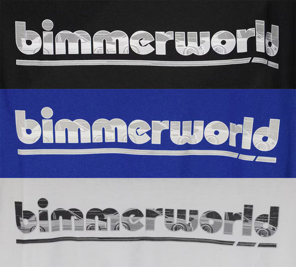 Bavarian Camo BimmerWorld Logo T-Shirt  - Blue - Small