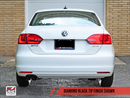 AWE Touring Edition Exhaust for MK6 Jetta 2.5L - Diamond Black Tips-4