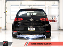 AWE Track Edition Exhaust for VW MK7 GTI - Diamond Black Tips-3