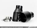 AWE Touring Edition Exhaust for Audi C7.5 A6 3.0T - Quad Outlet, Diamond Black Tips-1