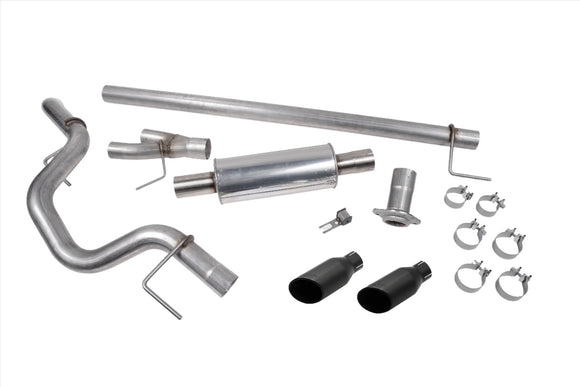 2021-2024 Roush F-150 Side Exit Cat Back Performance Exhaust - Black Tip