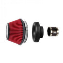 BLOX Racing Shorty Performance 5in Air Filter w/3.5in Velocity Stack and Coupler Kit - Black-1