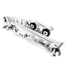 BLOX Racing Rear Lower Control Arms w/ Spherical Bearings Black (EG/DC)