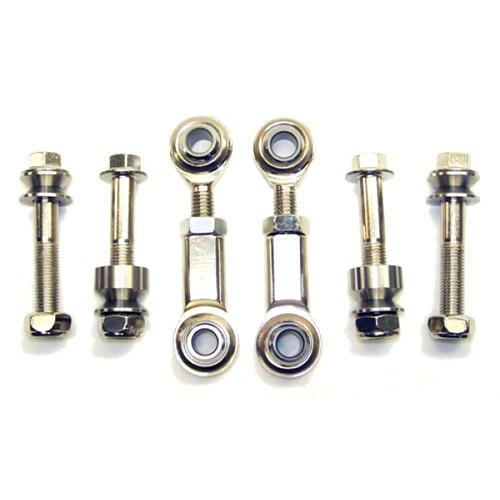 BLOX Racing Adjustable End Links Set - 1994-2001 Acura Integra / 1992-2000 Honda Civic Del Sol