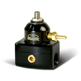 BLOX Racing 2-Port Design Black/Black Adjustable Fuel Pressure Regulator