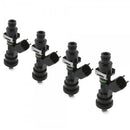 BLOX Racing Eco-Fi Street Injectors 1300cc/min w/1/2in Adapter Honda B/D/H Series (Set of 4)-1