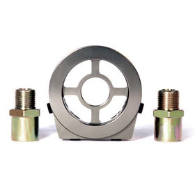BLOX Racing Oil Filter Block Adapter Silver / For Oil Pressure / Oil Temperature