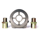 BLOX Racing Oil Filter Block Adapter Black / For Oil Pressure / Oil Temperature-1