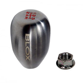 BLOX Racing 6-Speed Billet Shift Knob - Gun Metal 10x1.25mm