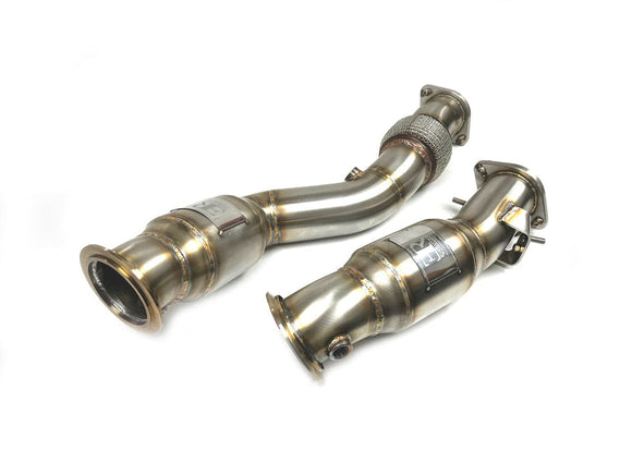 Evolution Racewerks Sports Series High Flow Catted Downpipes (200 CEL) - BMW / S58 / M3 / M4