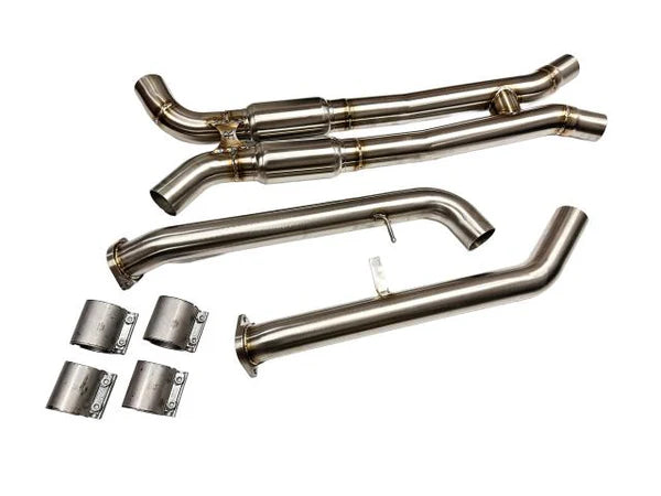 Evolution Racewerks Sports Series Resonated Mid Pipes - BMW G87 M2 | BM-EXH036S-MIDH-R