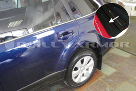 Rally Armor 10-14 Subaru Outback Black UR Mud Flap w/ Grey Logo - 0