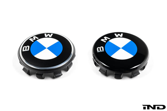 IND Gloss Black Wheel Center Cap Set – 56mm (Next Dark Design)