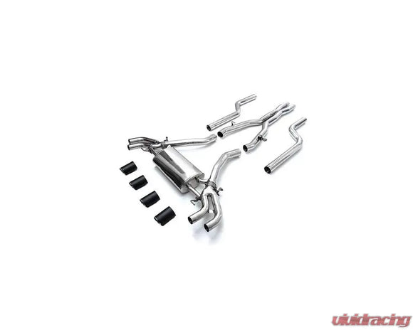 ARMYTRIX Valvetronic Exhaust System BMW X5 M F95 | X6 M F96 S63 4.4L V8 Twin-Turbo OPF II 2021+ - Carbon Fiber