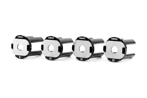 MMX Performance G8X M2 / M3 / M4 Rear Differential OEM Bushing Aluminum Insert Kit - For OEM Single Rear Mount