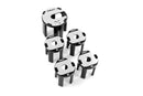 MMX Performance G8X M2 / M3 / M4 Rear Differential OEM Bushing Aluminum Insert Kit - For OEM Single Rear Mount-6