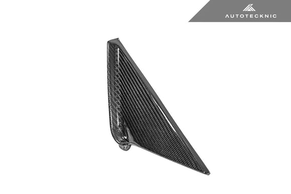 AutoTecknic G90 / G99 M5 Dry Carbon Side Mirror Wind Deflector Set