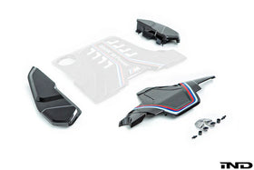 BMW M Performance F90 M5 / F91 F92 F93 M8 Carbon Engine Cover Carbon Extension Set - 0