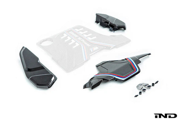 BMW M Performance F90 M5 / F91 F92 F93 M8 Carbon Engine Cover Carbon Extension Set