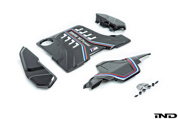 BMW M Performance F90 M5 / F91 F92 F93 M8 Carbon Engine Cover Carbon Extension Set