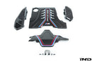 BMW M Performance F90 M5 / F91 F92 F93 M8 Carbon Engine Cover Carbon Extension Set-5