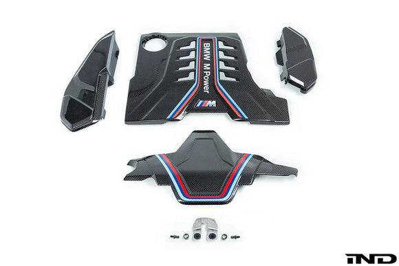 BMW M Performance F90 M5 / F91 F92 F93 M8 Carbon Engine Cover Carbon Extension Set