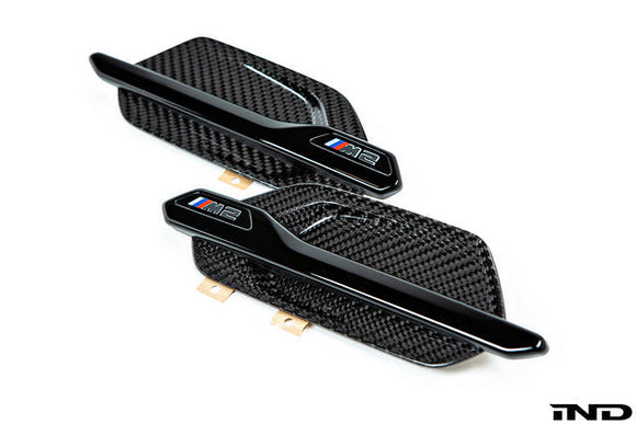 BMW M Performance F87 M2 Carbon Side Marker Set