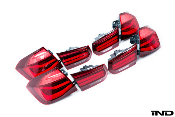 BMW F80 M3 / F30 LCI LED Shadowline Tail Light Set