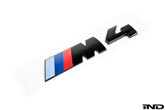 BMW F82 M4 Trunk Emblem - Gloss Black