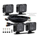 Borne Off-Road 21+ Bronco Light Pods 4pc Ditch 3x3 Flood Upfit-2