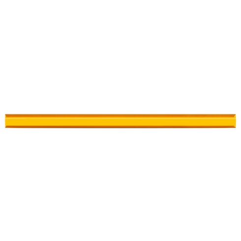 Borne Off-Road Light Bar Cover Single Row 40in Amber - 0