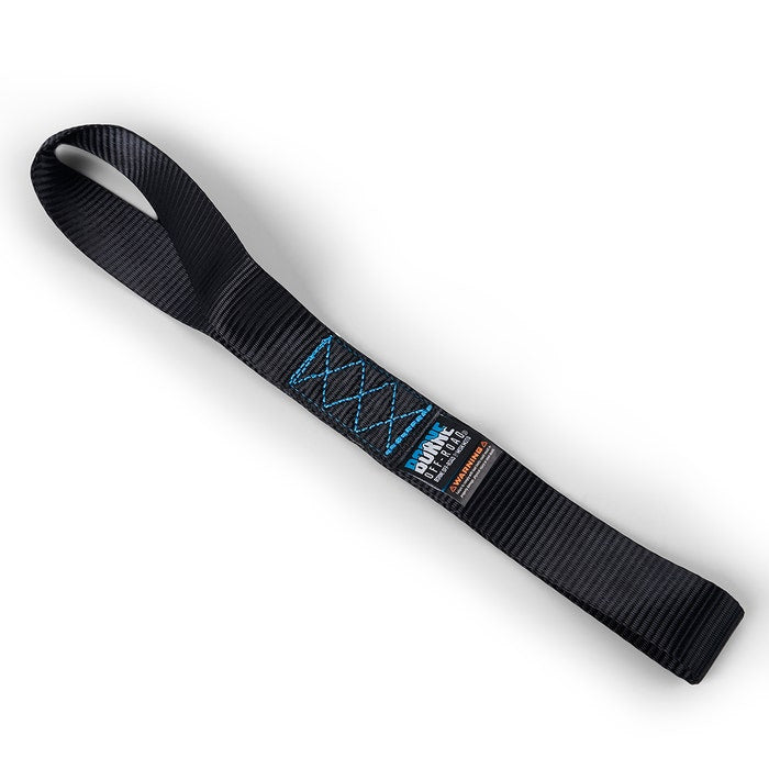 Borne Off-Road Soft Loop Tie-Down Straps (4-Pack) Black - 0