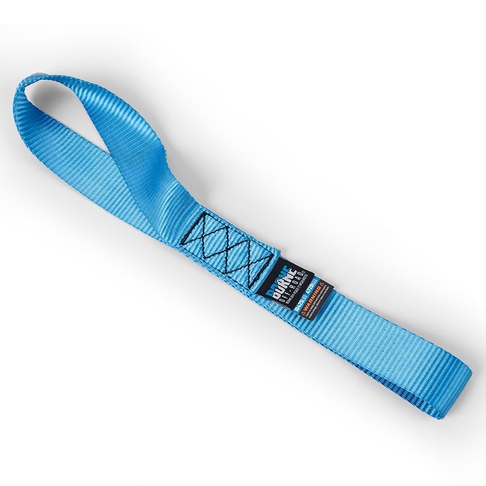 Borne Off-Road Soft Loop Tie-Down Straps (4-Pack) Blue - 0