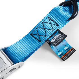 Borne Off-Road Cam Buckle Tie-Down Kit (2-Pack) Blue - 0