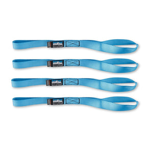 Borne Off-Road Medium-Duty Ratchet Tie-Down Kit (4-Pack) Blue - 0