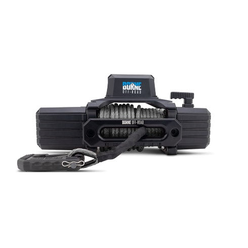 Borne Off-Road 10K Winch - Grey Synthetic Rope - 0